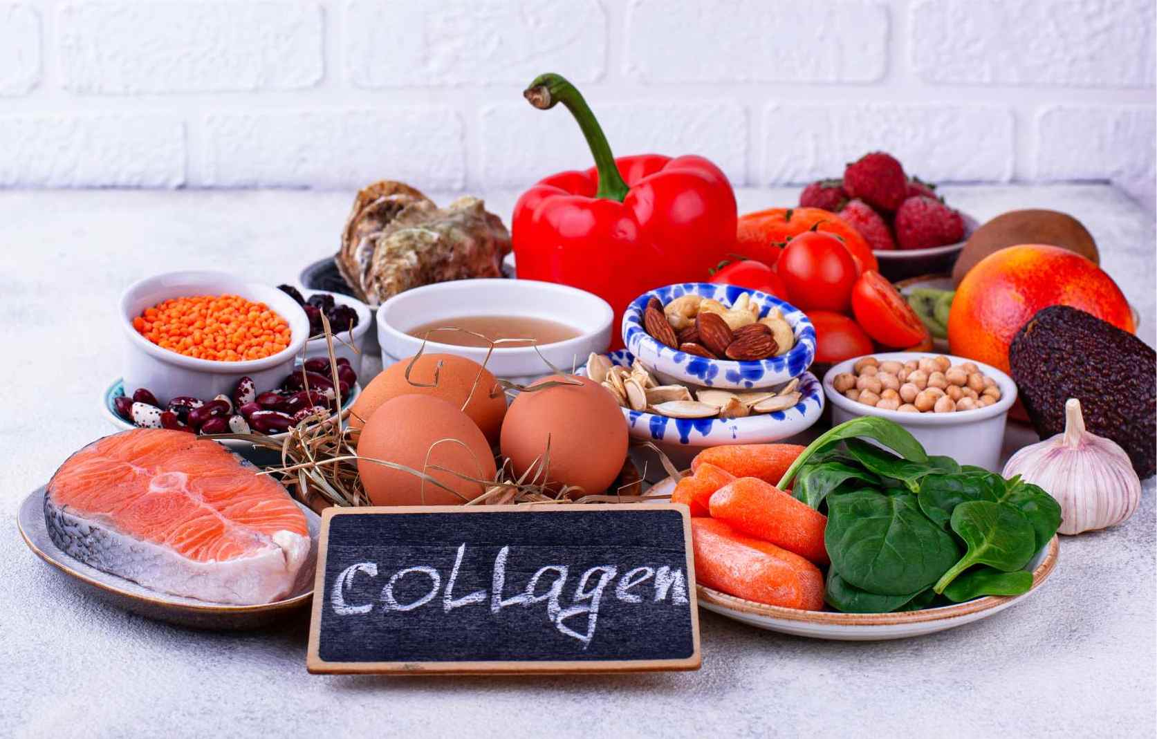 foods that produce collagen