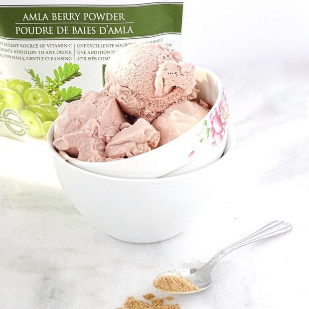 Dairy-Free Strawberry & Alma Ice Cream
