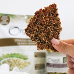 Slightly Sweet Superseed Crackers